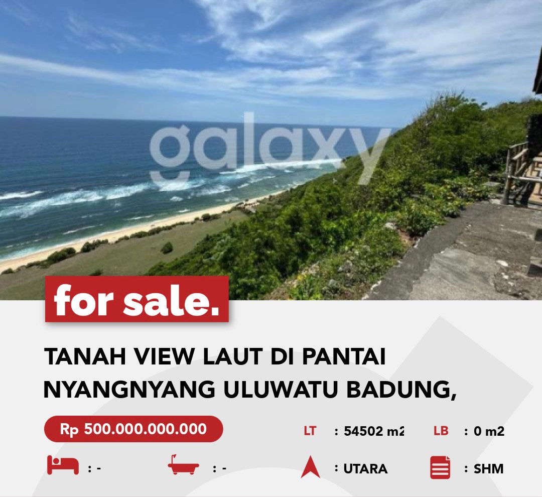 Jual DIJUAL TANAH PANTAI NYANGNYANG ULUWATU BADUNG, BALI. - Real Estate di Bali & Indonesia